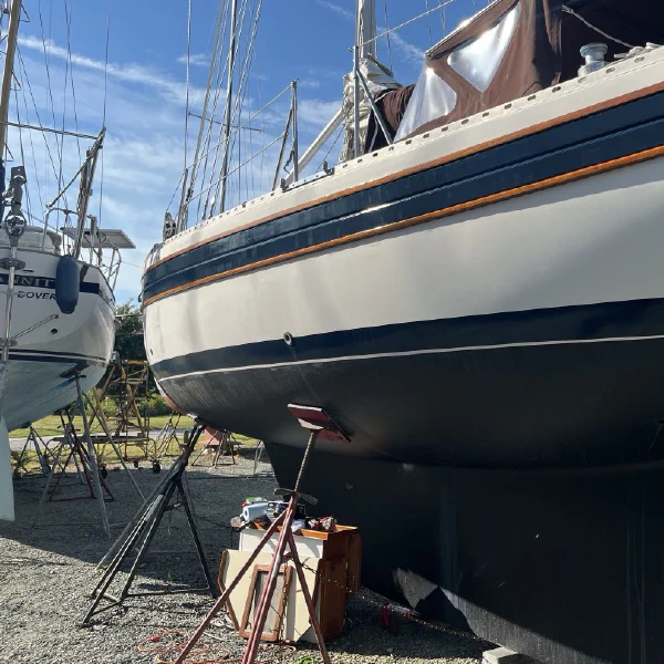 Check out those teak battens