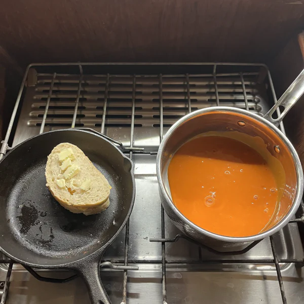 If you can make grilled cheese and tomato soup, your stove is big enough